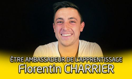 Portrait d'ambassadeur de l'apprentissage : Florentin Charrier