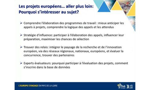 Webinaire Hub Europe - Atelier 3 - J'ai de l'expérience et je souhaite aller plus loin (20/04/2021)